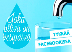 Joka päivä on vesipäivä, tykkää Facebookissa